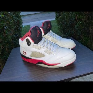 Jordan retro 5s fire red
